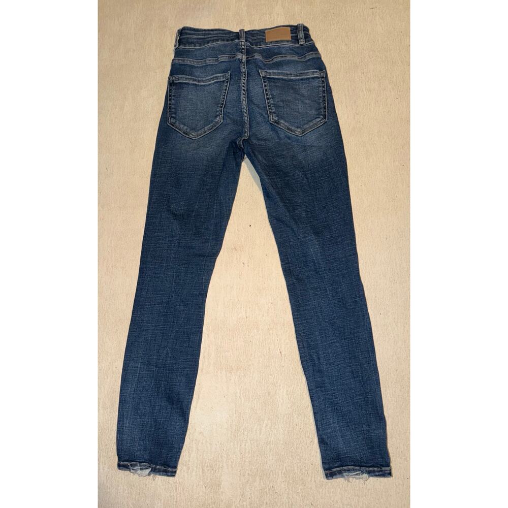 BKE women’s Billie slim fit high rise ankle skinny blue jeans - Picture 14 of 16